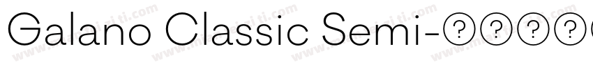 Galano Classic Semi字体转换